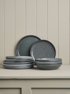 12pc Terra Dinner Set / Storm