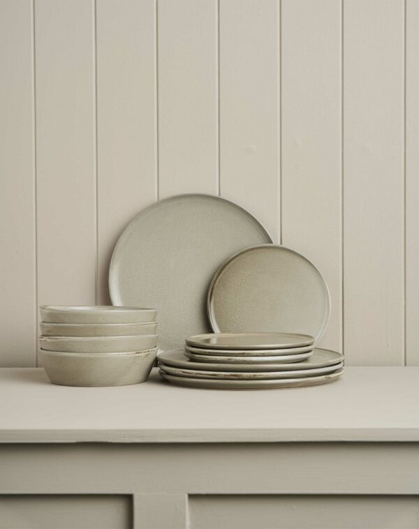 12pc Canvas Dinner Set / Saltbush