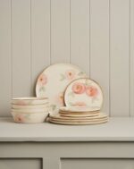 12pc Canvas Dinner Set / Orchard Blossom