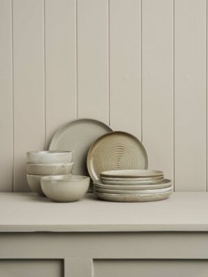 12pc Small Portions Terra Dinner Set / Saltbush