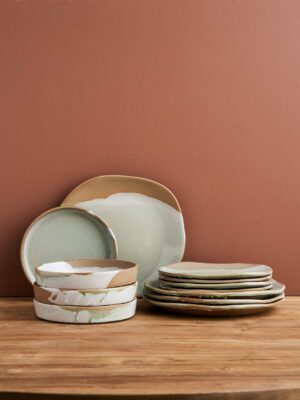 12pce Forager Dinner Set / Lagoon