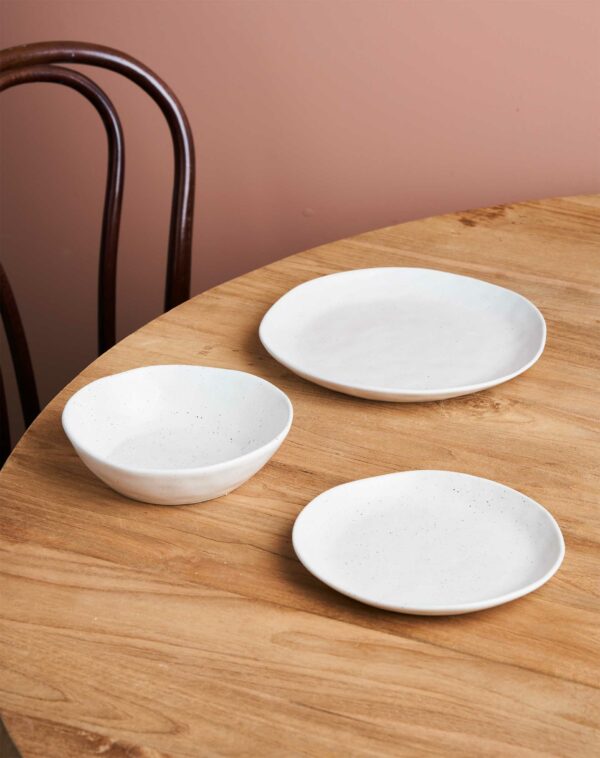 12pc Earth Dinner Set / Natural