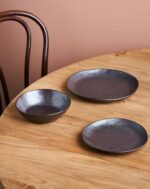 12pc Earth Dinner Set / Black