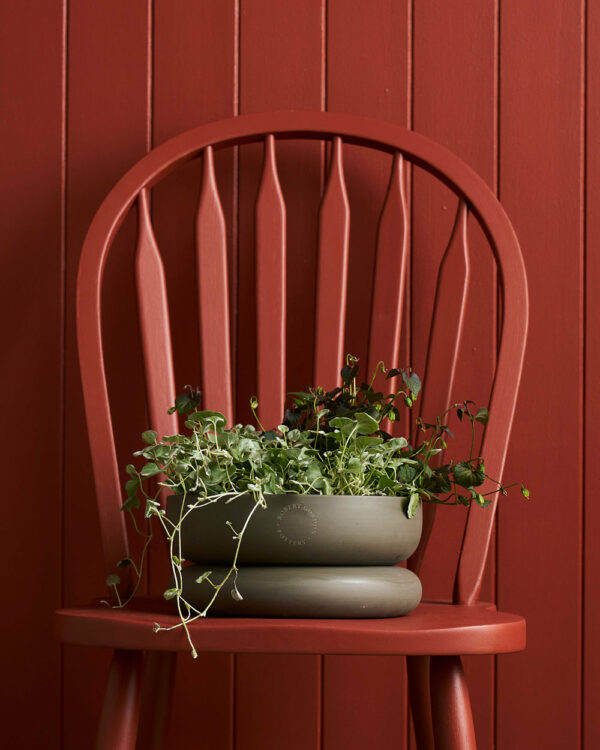 Wide Cloud Planter / Forest Green