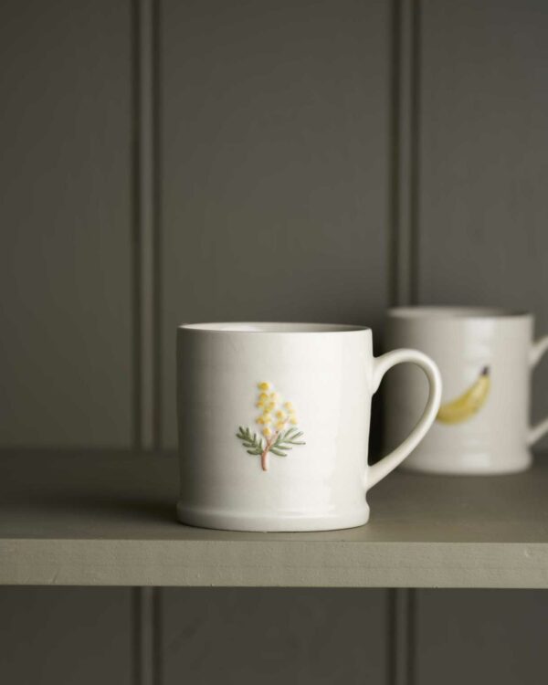 Large Favourite Things Mug / Wattle