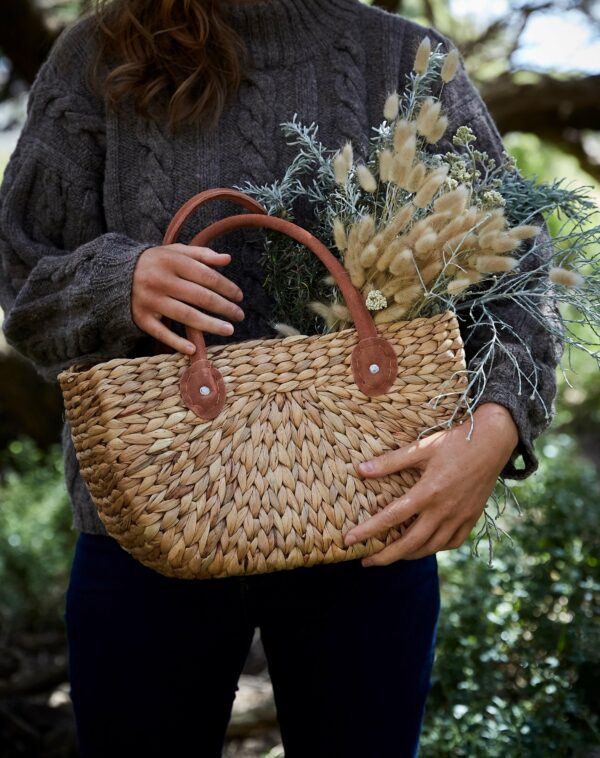 Harvest Baskets Set of 2 / Suede