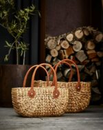 Harvest Baskets Set of 2 / Suede