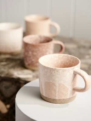 Strata Mugs / Pink