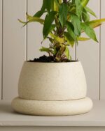 Large Cloud Planter / White Speckle